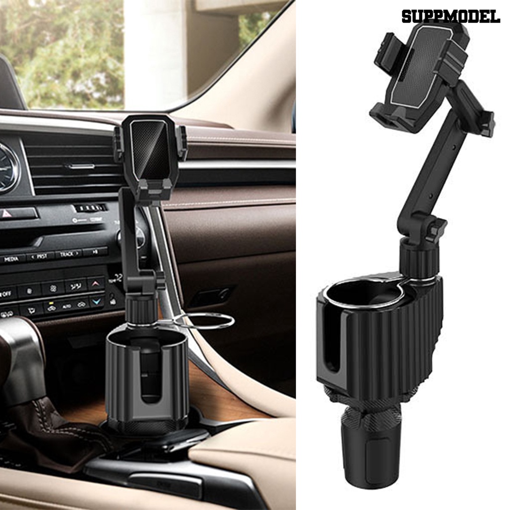 [SM]Tempat Cangkir Air Mudah Dipasang Rotasi 360derajat Non-slip Kompatibilitas Luas Multi-Fungsional Holder Stabil 2in1 Adjustable Cup Holder Besar Expander Aksesori Mobil