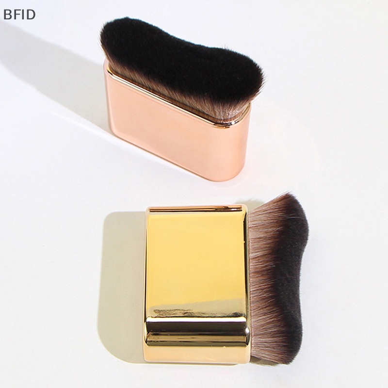 [BFID] 1pc Kuas Makeup Foundation Siku Besar Cairan Bronzer Make up brushes Wavy [ID]