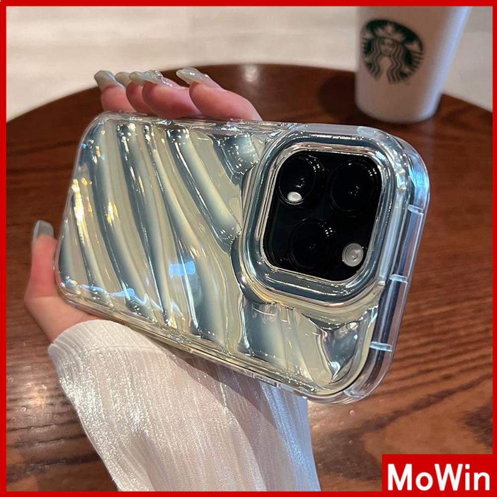 Case iPhone 14 Pro Max iPhone Case Laser Reflektif Bening Case TPU Soft Shell Airbag Tahan Guncangan Sederhana Banyak Warna Kompatibel dengan iPhone 13 Pro Max 12 Pro Max 11 Xr Xs Max 7 8Plus