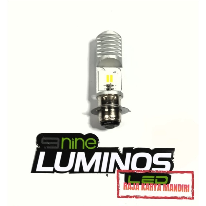 LAMPU LED UTAMA MOTOR H6 H4 MH1 CREE 12 MATA AC DC 15 WATT LUMINOS