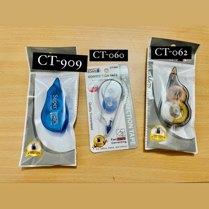 

[ PER PCS ] Correction Tape / Tip-X / Label tarik SMART ZONE - SMART CT-909