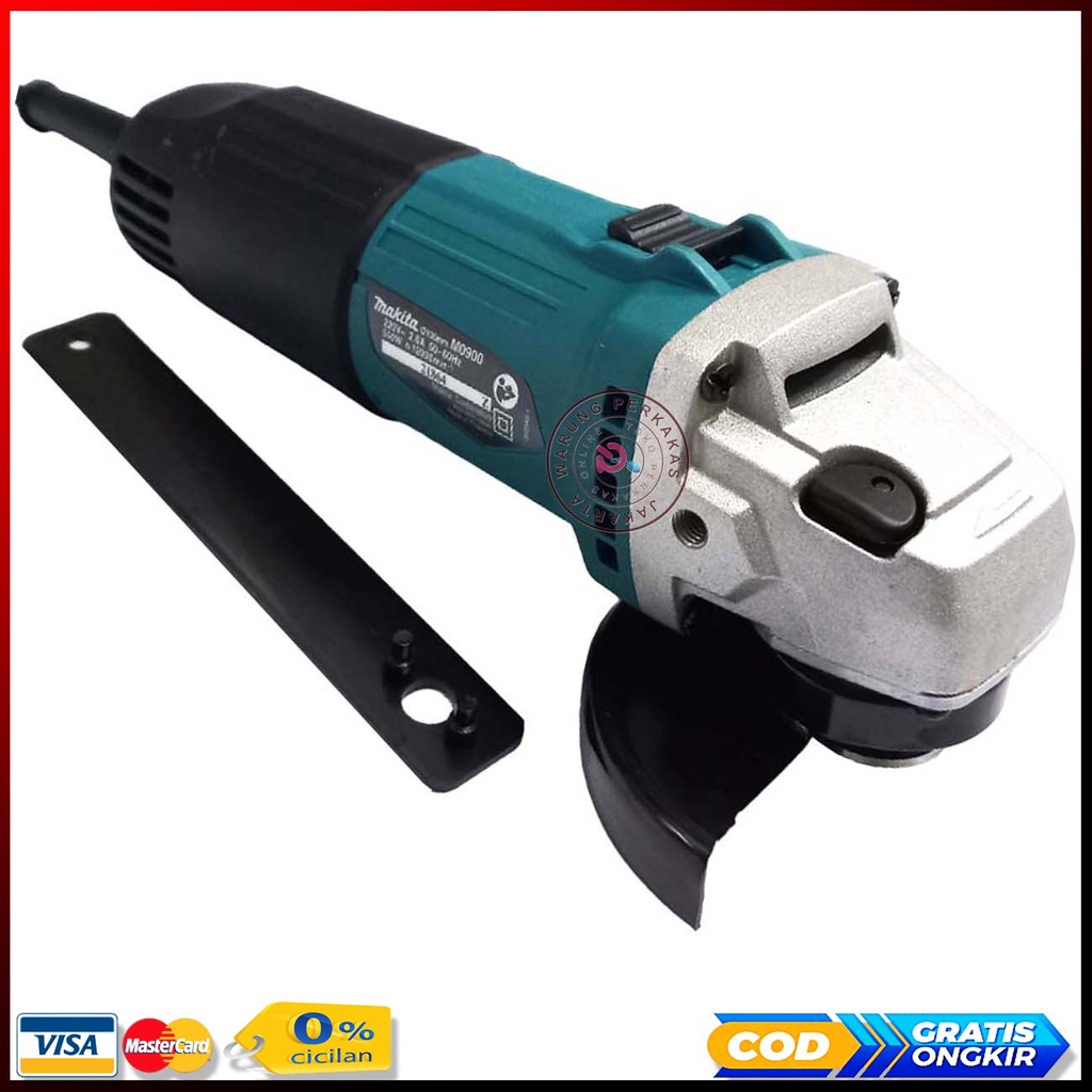 Electrik Angle Grinder 4&quot; Makita M0900B | Mesin Gerinda Simple Solid Power 540 Watt