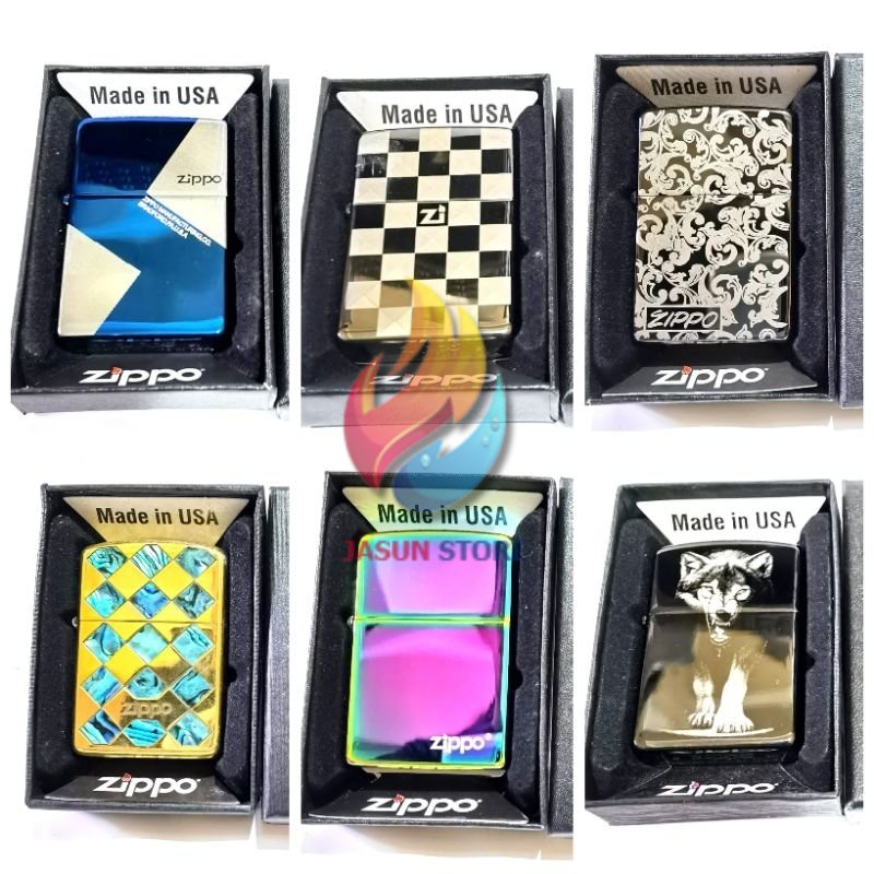 BAYAR COD! korek api zippo klasik premium