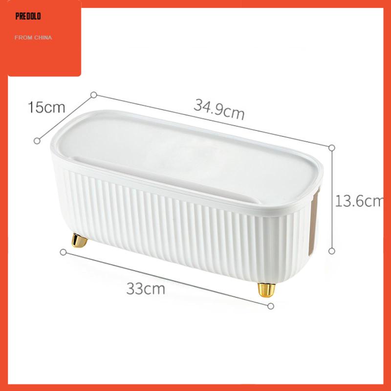 [Predolo] Kotak Kabel Listrik Menyembunyikan Menyembunyikan Kabel Organizer Box Untuk Meja Kantor Rumah Hub USB