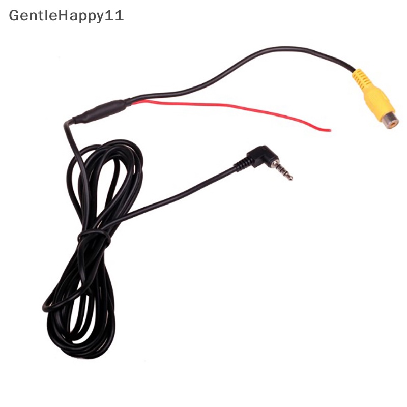 Gentlehappy 1Pc Kabel RCA Ke 2.5mm AV IN Converter Untuk Kamera Parkir Mundur Tampilan Belakang Mobil id