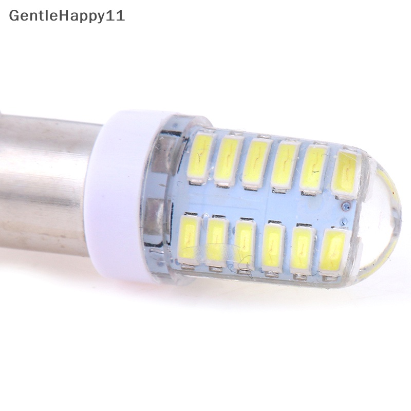 Gentlehappy 2X BA9S T11 T4W 301424smd 12v led Lampu Bohlam Samping Mobil interior lamps white id