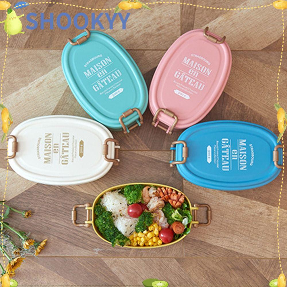 Chookyy Lunch Box Portable Tempat Piknik Camping Untuk Pelajar Pekerja Kantor Wadah Makanan