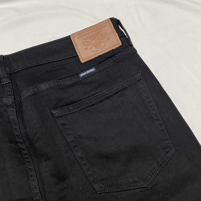 Brooks Brothers BB Classic Slim Fit Denim Jeans (Black) Celana Hitam Liping 88