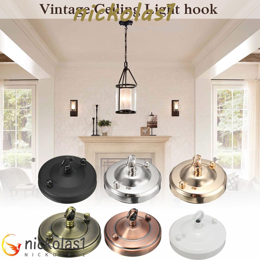 Nickolas1 Ceiling Holder Besi Vintage Industrial Lamp Hook Lampu Gantung Hook Kait Plafon Praktis