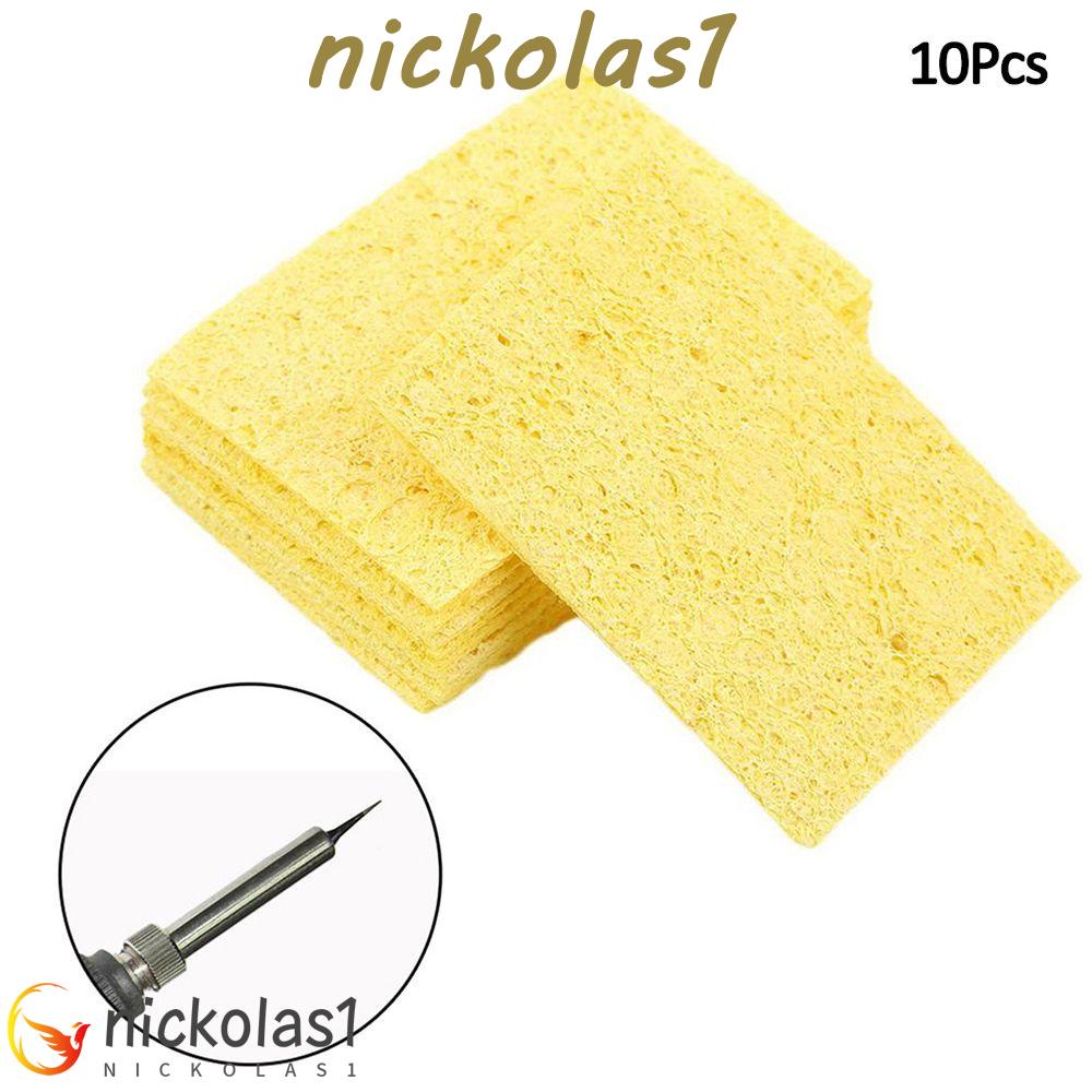 Nickolas1 Spons Pembersih Kuning Soldering Iron Enduring Aksesoris Las