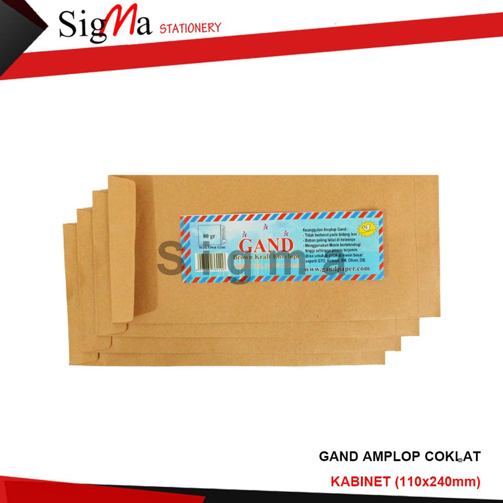 

AMPLOP COKLAT KABINET SALUR AIRMAIL PACK