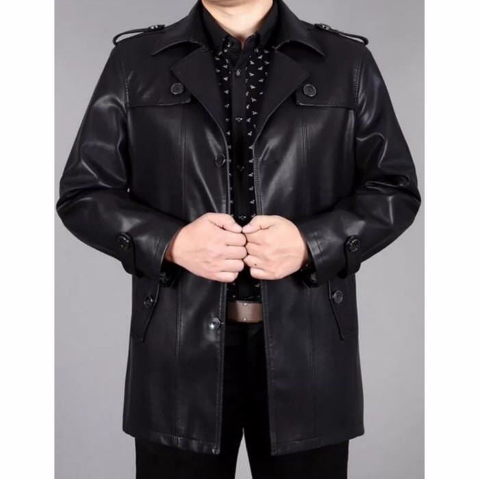 jaket kulit asli garut terbaru/ jaket kulit jubah terbaru original dari kulit domba jaket kulit panj