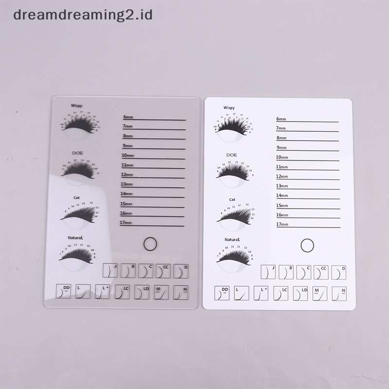 (drea) 1pc Acrylic Eyelash Holder Pallet Eyelash Extension Lem Pallet Tempat Bulu Mata //