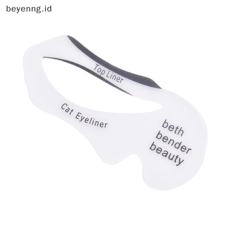 Beyen Eyeliner Model Stensil Alat Pembentuk Alis Template Kartu Eye Shadow Alat Makeup ID