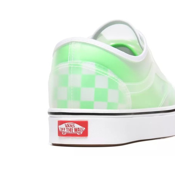 SEPATU VANS OFF THE WALL | SLIP SKOOL COMFYCUSH CHECK GREEN