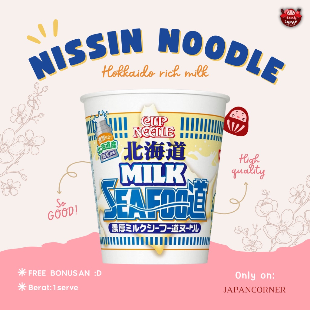 Nissin Hokkaido Rich Milk Seafood Noodle