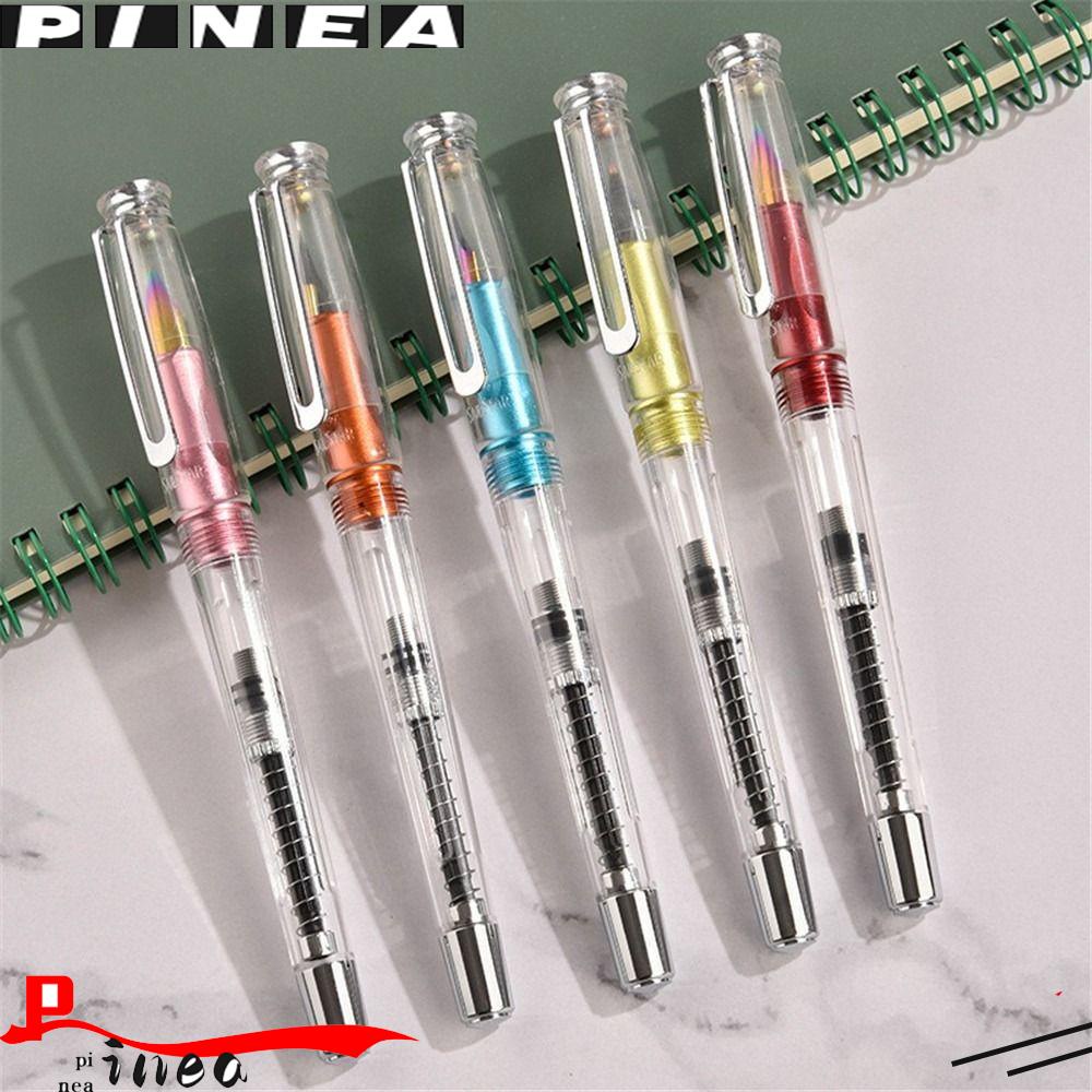 PINEAPPLE Pineapple 0.38mm Fountain Pen Gift Ink Sac Tahan Lama Latihan Kaligrafi Replaceable Ink Sac