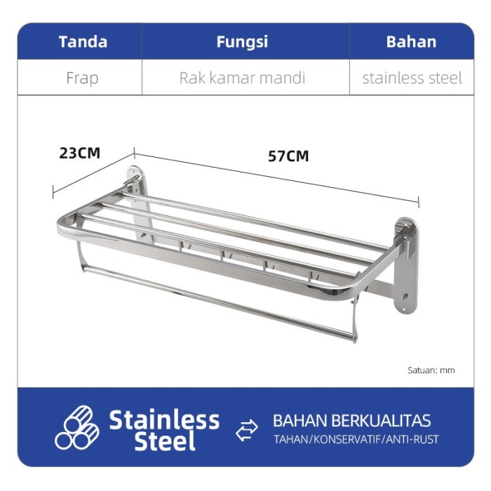 Gantungan Handuk Dinding IF801 Merk Frap