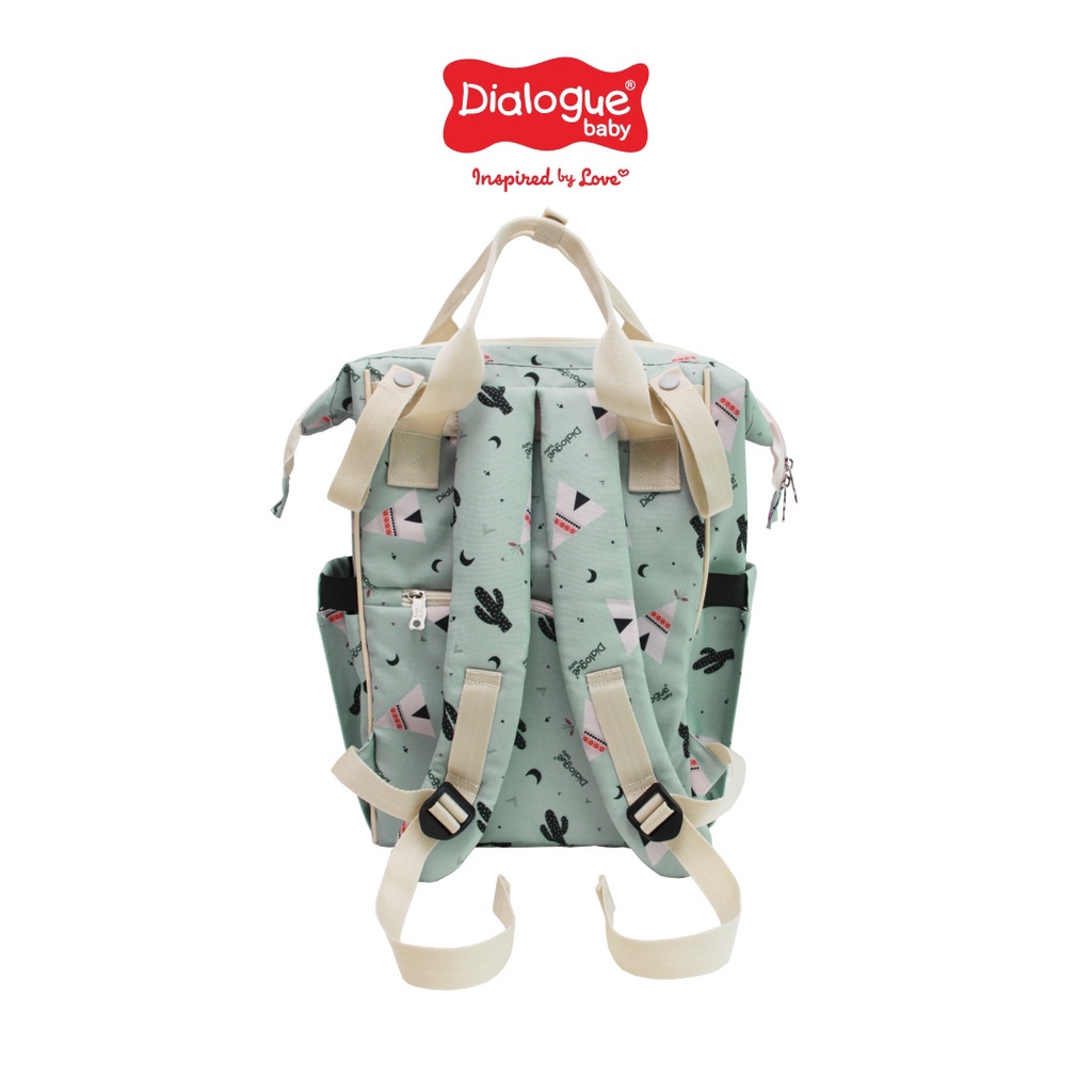 DIALOGUE LARGE DIAPER BAG 2IN1 TAS RANSEL HEAVEN SERIES DGT7521 / TAS BAYI