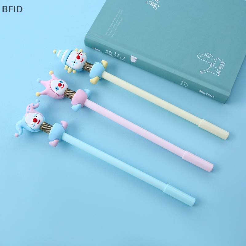 [BFID] Badut Lucu Gel Pen Ballpoint Novelty Goyang Boneka Mainan Warna Hitam Tinta Pulpen Wrig Lucu Alat Tulis Anak Hadiah Sekolah [ID]