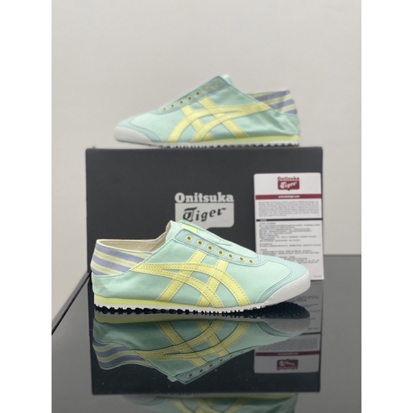 Sepatu Onitsuka Tiger Slip On Paraty Toska Yellow Free Paperbag