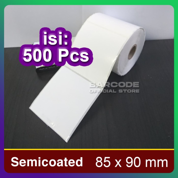 

LABEL PRINTER BARCODE 85X90MM - 85X90 MM - SEMICOATED ISI 500 PCS PST79