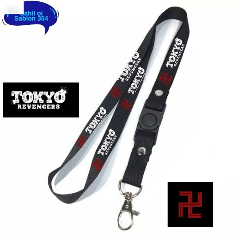 

LANYARD ANIME TOKYO REVENGER gantungan kunci/gantungan id card /gantungan Pod/vape murah COD