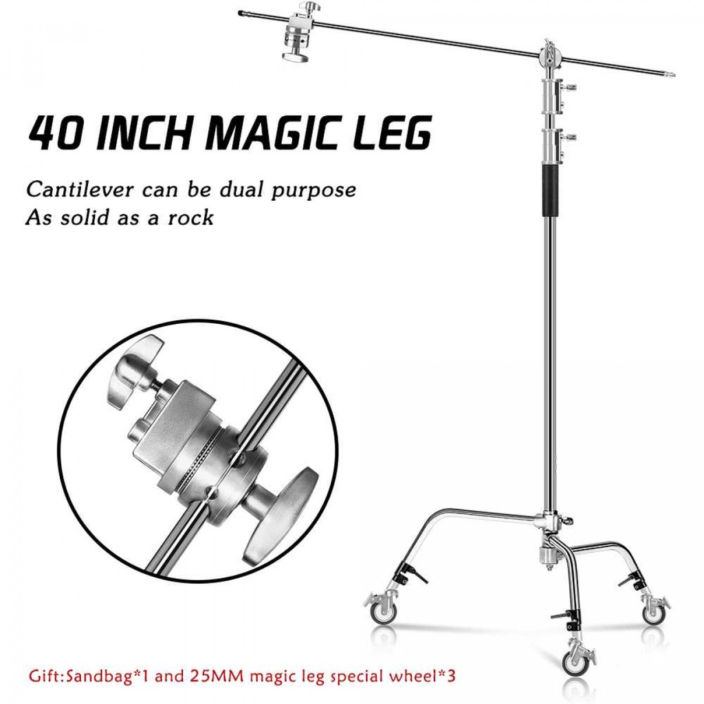 Century Stand C Studio Video Photography Lighting Boom Arm Grip Head