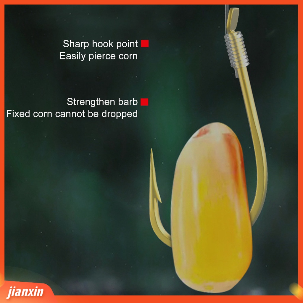(In Stock) 30Pcs Kait Ikan Ujung Tajam Anti-Melarikan Penembus Kuat Angling Baja Karbon Tinggi Umpan Umpan Berduri Kait Angling Pasokan