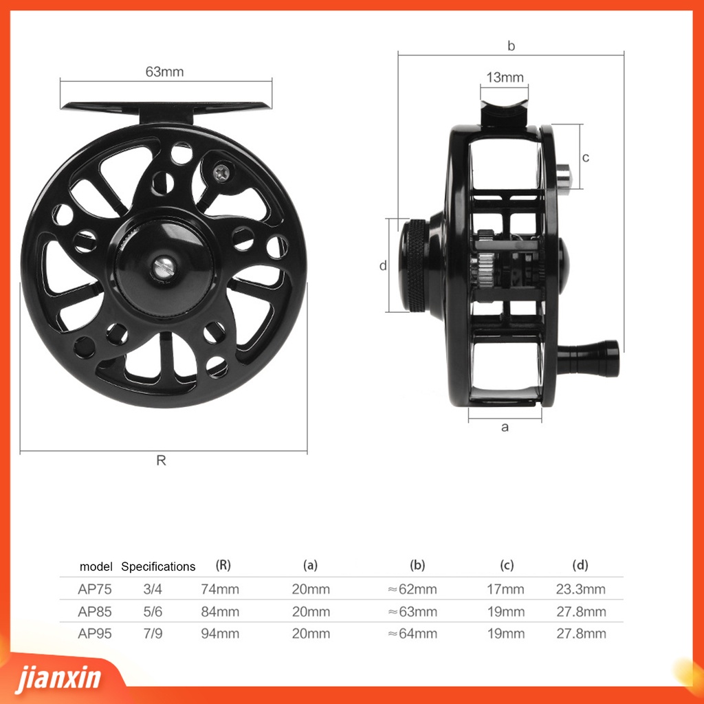 (In Stock) Gulungan Pancing Arbor Besar Anti Korosi Tahan Benturan Struktur Sederhana Fleksibel Garis Cepat Retrieval Rotary Mesin CNC Fly Fishing Wheel Aksesoris Pancing