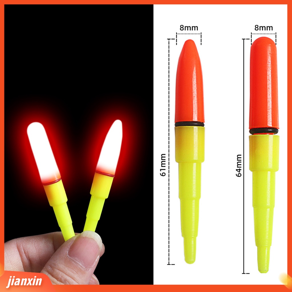 (In Stock) LED Stick Float Light Luminous Electronic Stabil Mini Pointed /Round Head High Brightness Anti-deformation Float Glow Stick Angling Aksesori