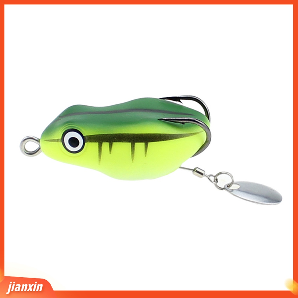 (In Stock) 4.5cm /8.5g Lure Umpan Lembut Tajam Kait Simulasi Tahan Gigit Angling PVC Memancing Karet Katak Umpan Lembut Perlengkapan Memancing