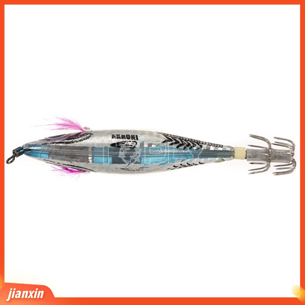 (In Stock) Squid Jig Blue Ultra Lens ABS Umpan Tenggelam Air Asin Untuk Memancing