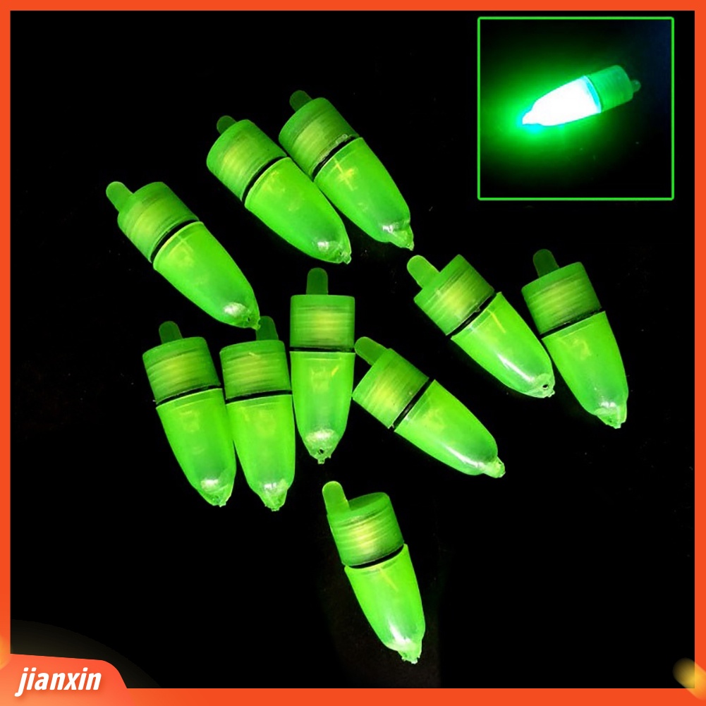 (In Stock) 10Pcs Tongkat Pancing Portabel Lampu LED Gigitan Ikan Alarm Alert Alat Aksesoris