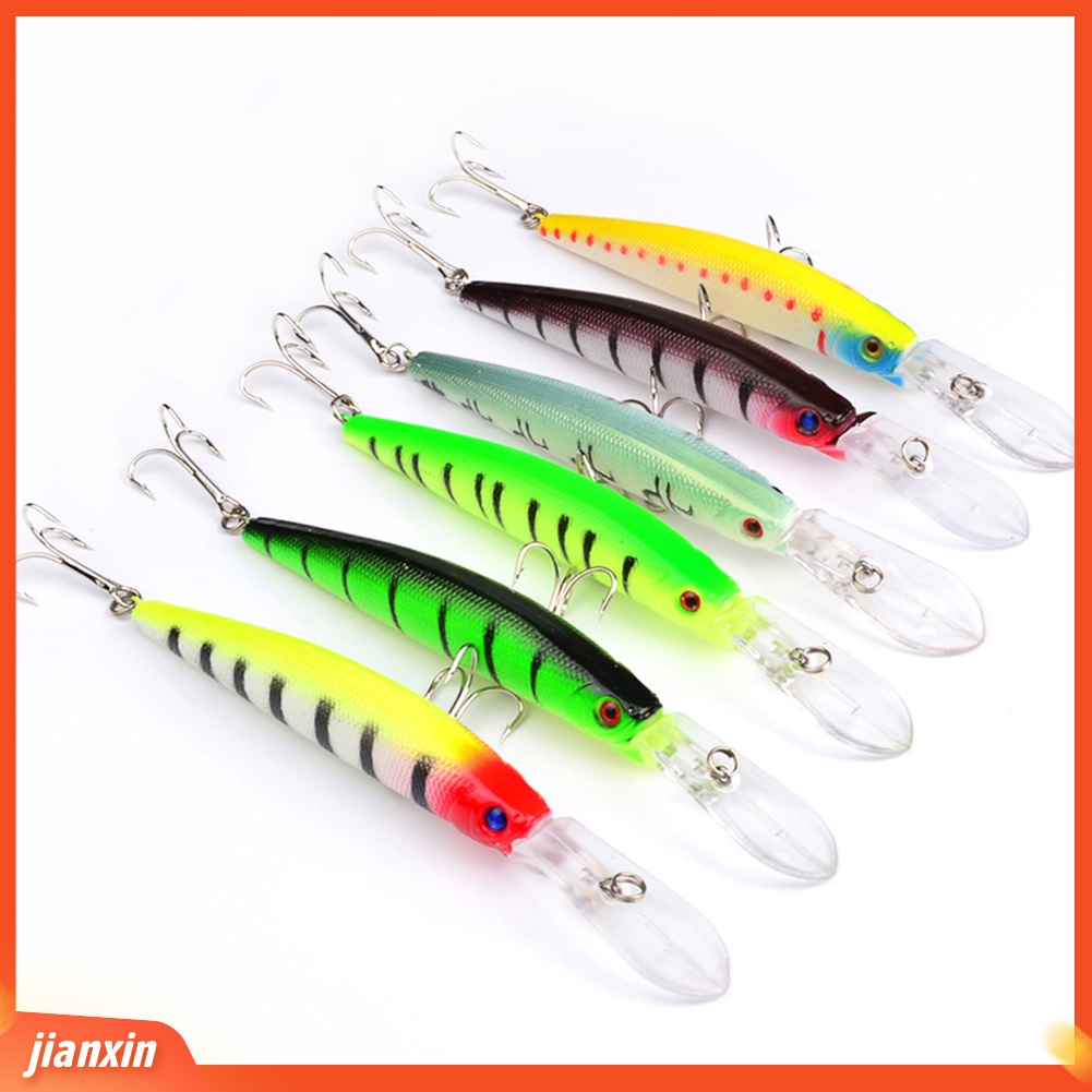 (In Stock) 1pc 14.5cm Ikan Kecil Lure Crankbaits Keras Buatan Umpan Hook Alat Pancing