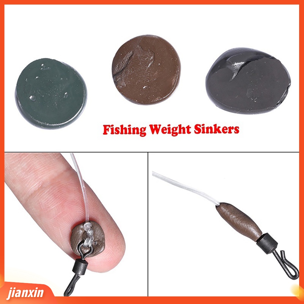 (In Stock) 15g Carp Fishing Tungsten Putty Lumpur Lembut Sinker Silt Extra Heavy Tackle Tool
