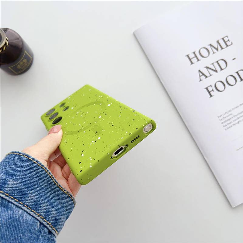 Luxury colorful Wireless Charging Untuk Magsafe Case Untuk Samsung Galaxy S23 S22 S21 S20 Ultra Plus fe Lembut Silicone Cases Cover| |   - Aliexpress