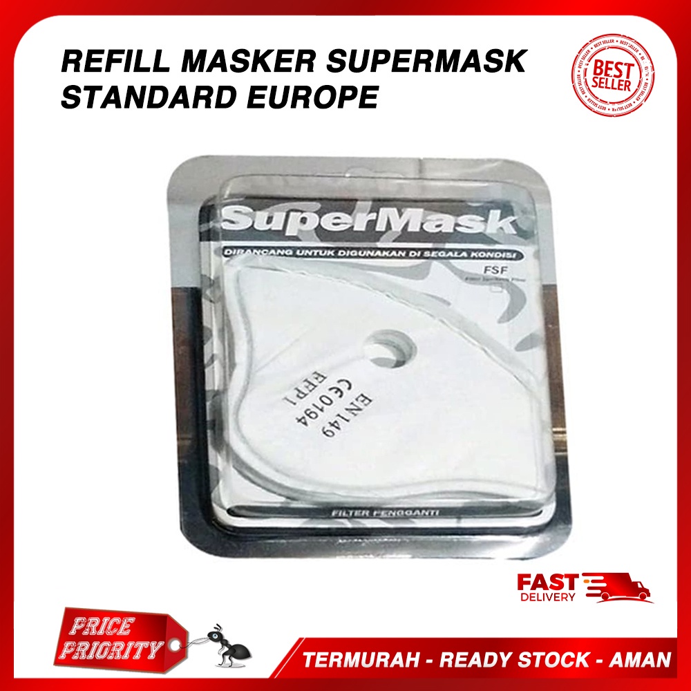 Refill masker supermask N95 / Refil Filter masker Supermask Masker Motor - 1pcs
