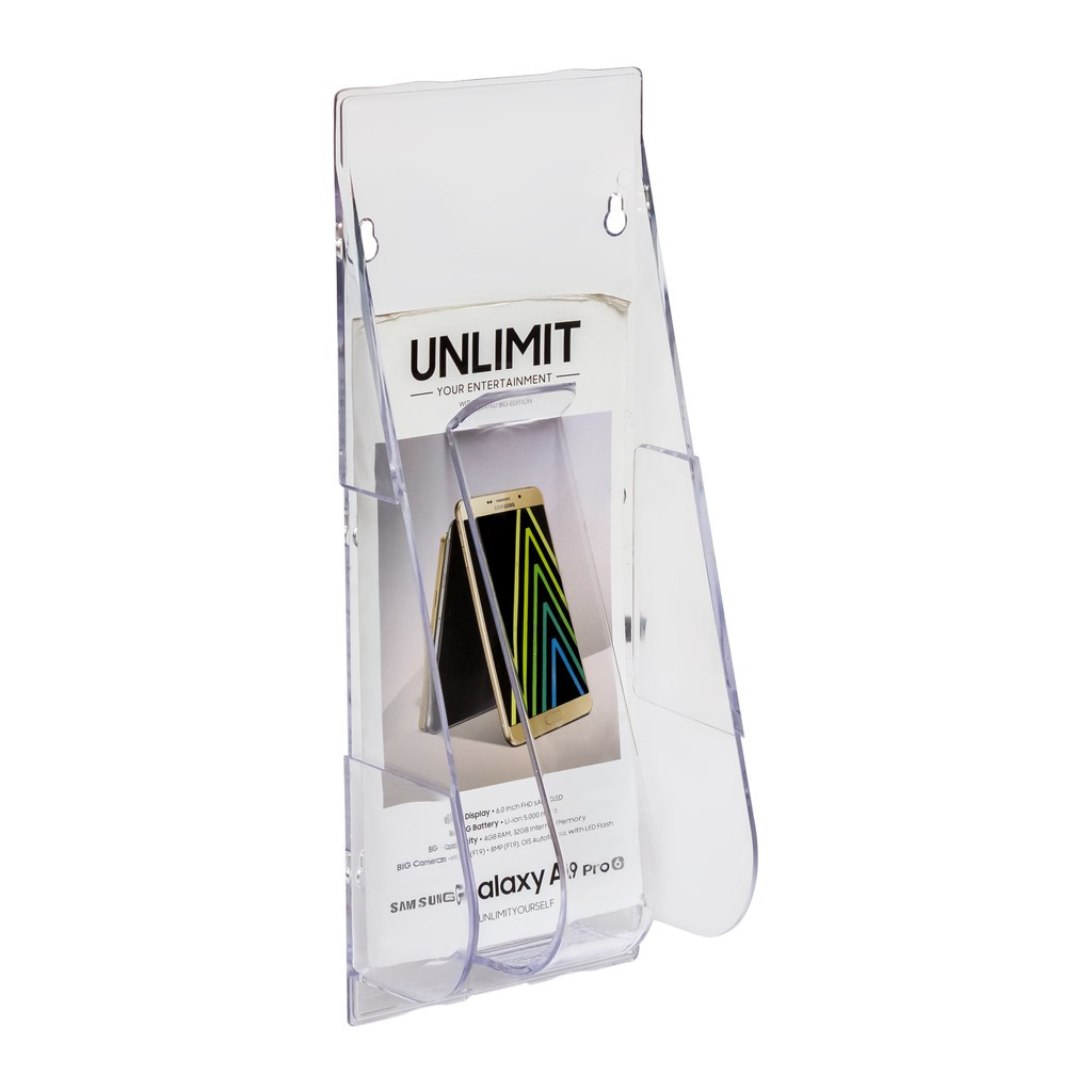 

[Artomas] Deflecto Standtall Display 1/3 A4 Transparent 55601