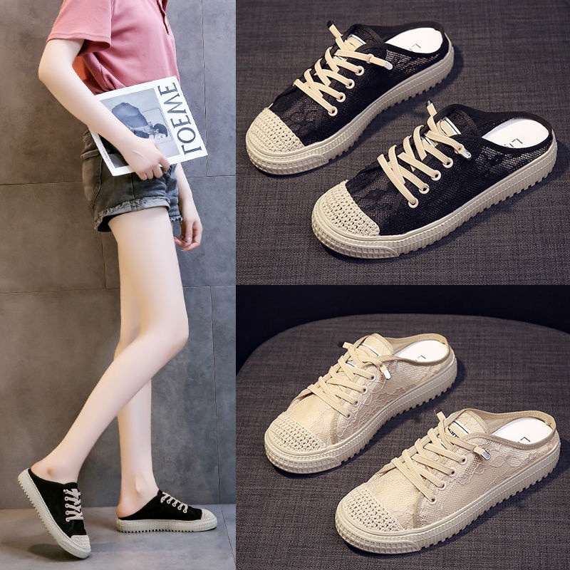 COD Y625 Sepatu Sneakers Selop Sepatu Wanita Import