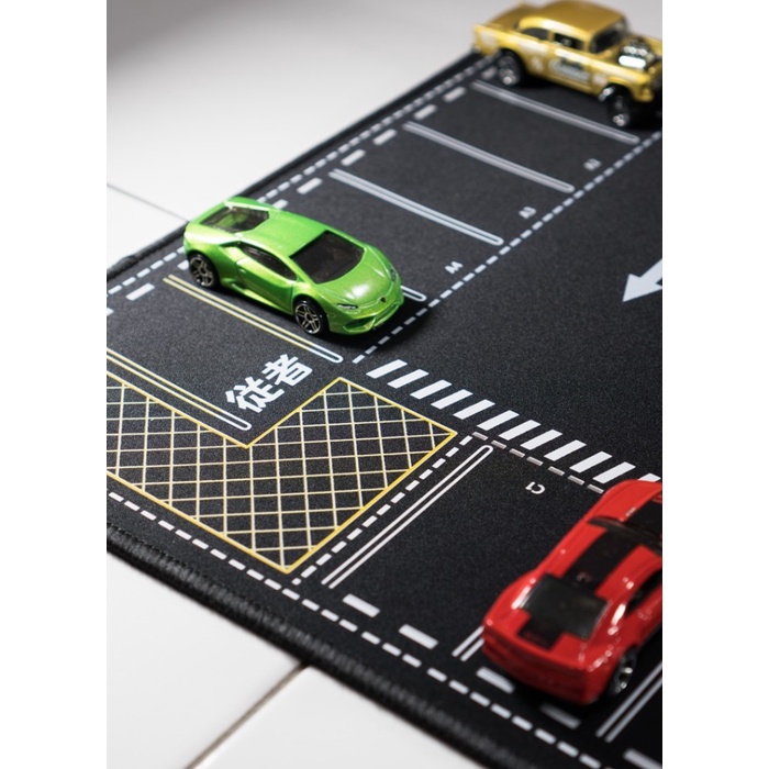 Diorama Diecast Mouse pad Parkiran Japan JDM Style Skala 1/64
