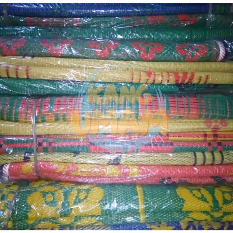 Tikar Plastik Jumbo asli Singa laut  2 X 3 meter Tiker lesehan Samak lipat Dua kuat tebal tahan lama