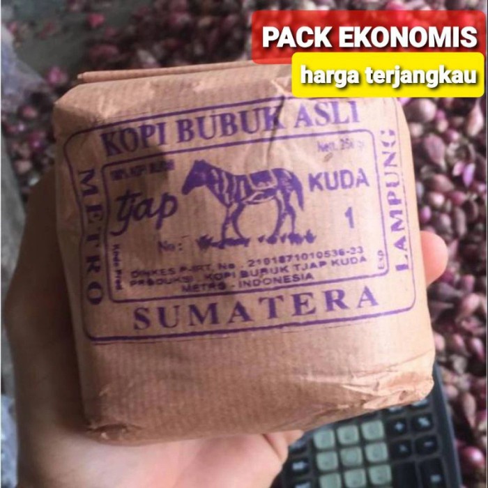 

Kopi Cap Kuda Asli Metro Lampung 250 Gr