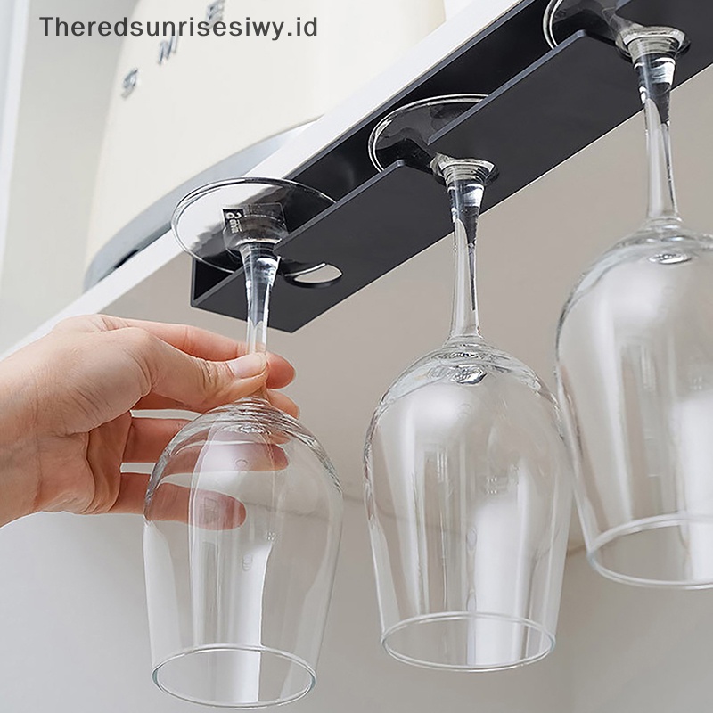 #Home &amp; Life #Tempat Gelas Wine Gantung Bawah Rak Goblet Drying Rack Kitchen Bar Stand~