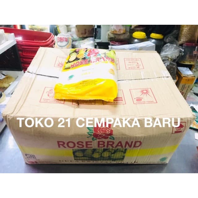 

Rose Brand Gula Tebu KUNING 1 KARTON - 1 KG isi 20 bungkus | Gula Pasir 1KG Murah