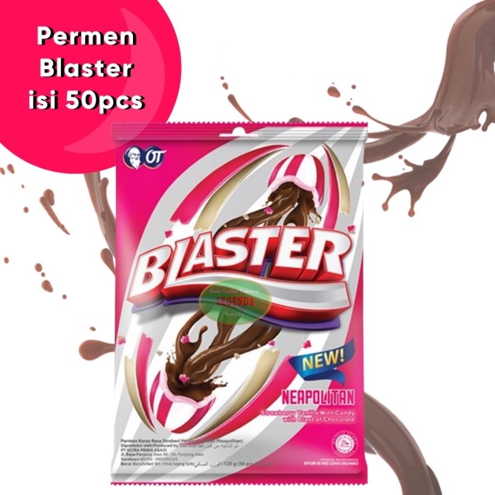 

BLASTER Permen Blaster Neapolitan 125gr isi 50 pcs