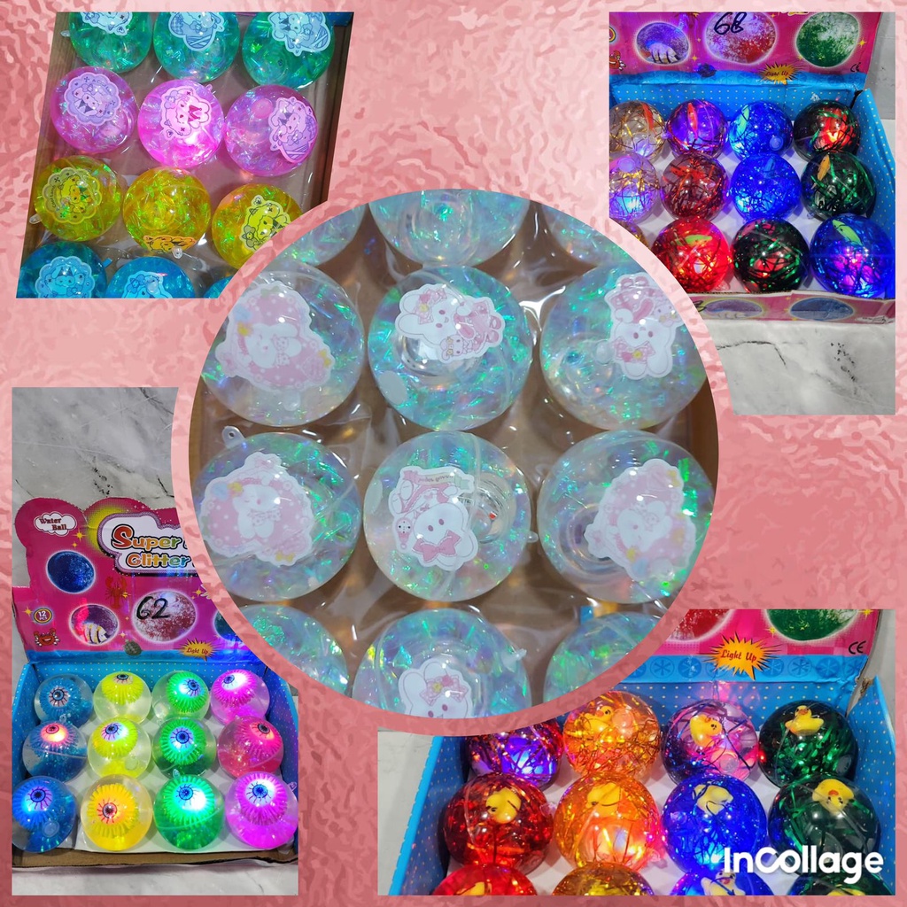 MAINAN BOLA BEKEL  / SUPER DUPER GLITTER BALL WATER BALL BOLA BEKEL NYALA