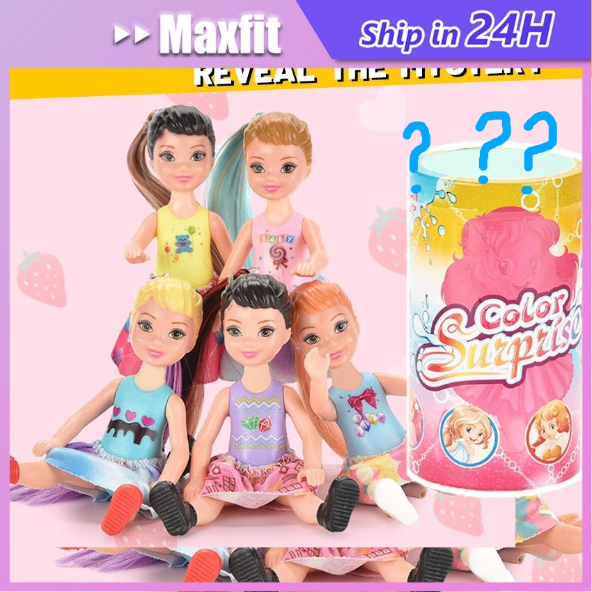 Barbie Color Reveal Doll Changing Color Doll Boneka Berubah Warna Surprise Doll Mainan Boneka Anak M