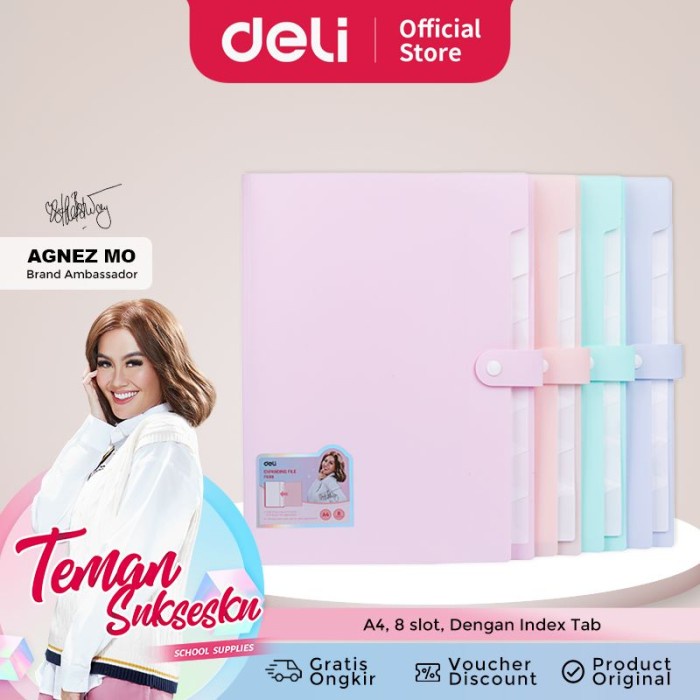 

[DD] Expanding File / Map Harmonika A4 CF698 Deli Special Agnes Mo Edition