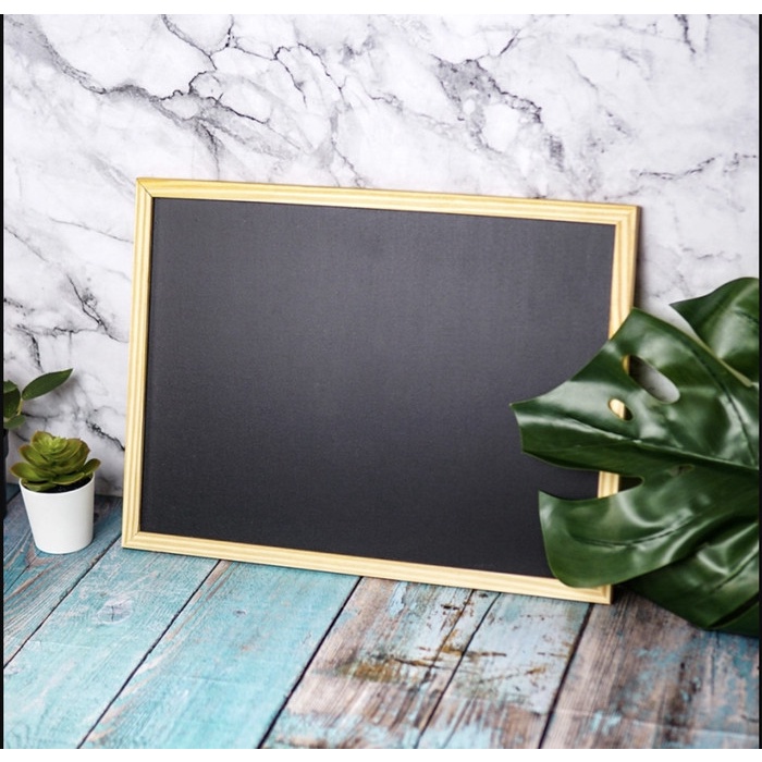 

Papan Tulis Black Board Kekinian Anak Sekolah Belajar Large 30x40cm